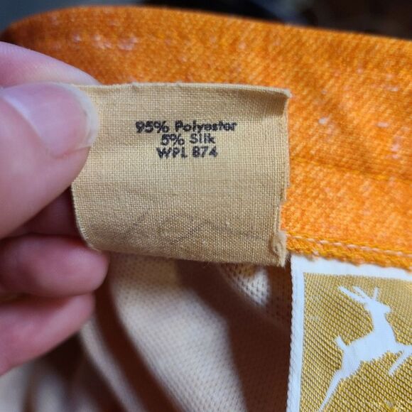 Vtg White Stag Women 10 Raw Silk Blend Maxi Skirt Opalescent Button Down Cottage - Picture 7 of 9